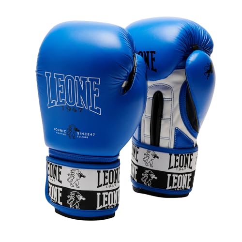 LEONE ボクシンググローブ 10oz ホワイト/ブルー LEONE ボクシンググローブ 10oz ホワイト/ブルー Boxing gloves